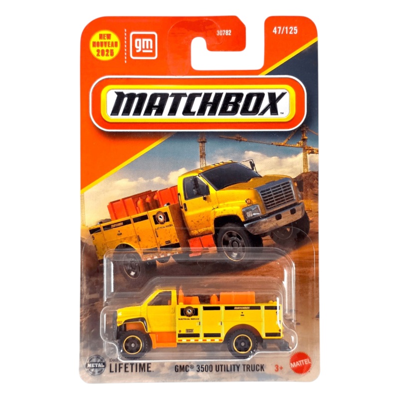 Matchbox GMC 3500 Utility Truck Imported Mainline 1:64 Scale