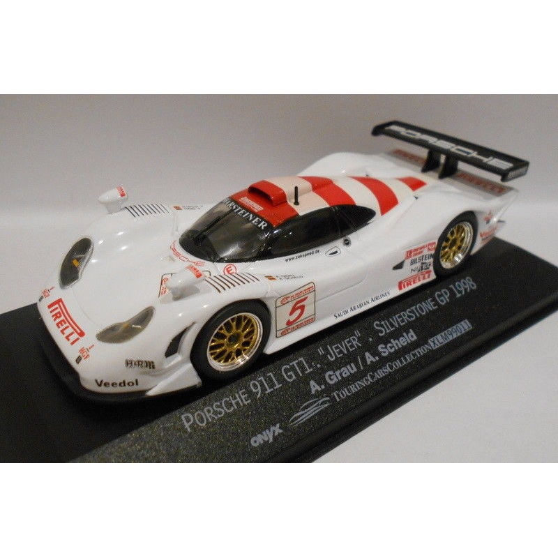 Onyx 1/43 Scale - XLM99011 PORSCHE 911 GT1 A.GRAU/A.SCHELD