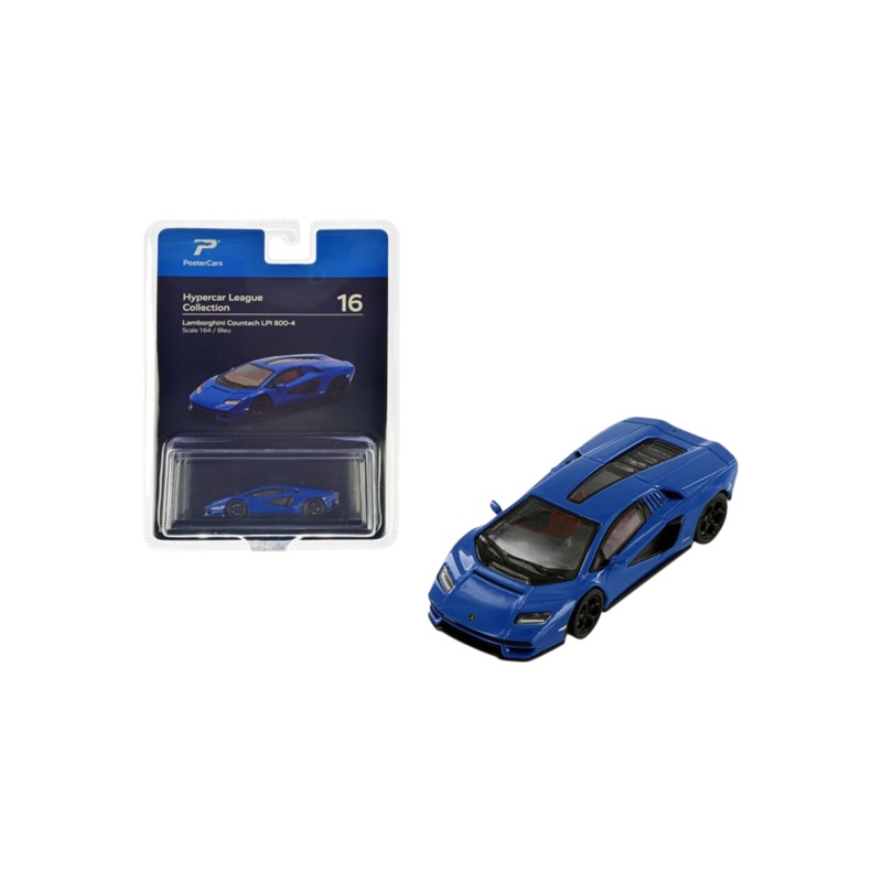 PosterCars Hypercar League Collection Lamborghini Countach LPI 800-4 1:64 Scale