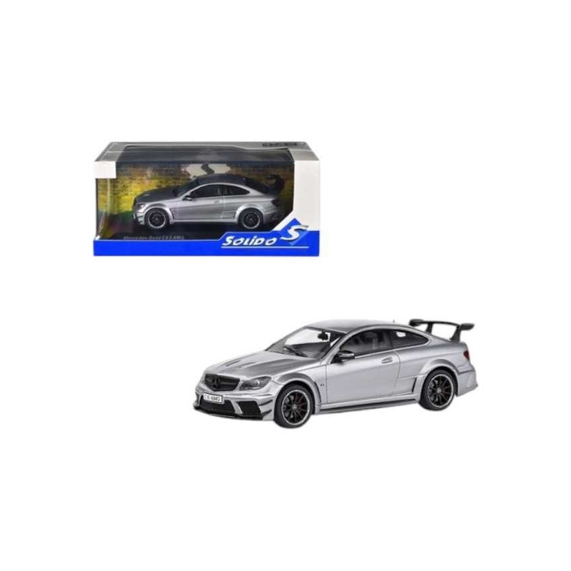 Solido 1:43 Mercedes C63 AMG Black Series -Grey Metallic Matt-2011 Diecast scale model car