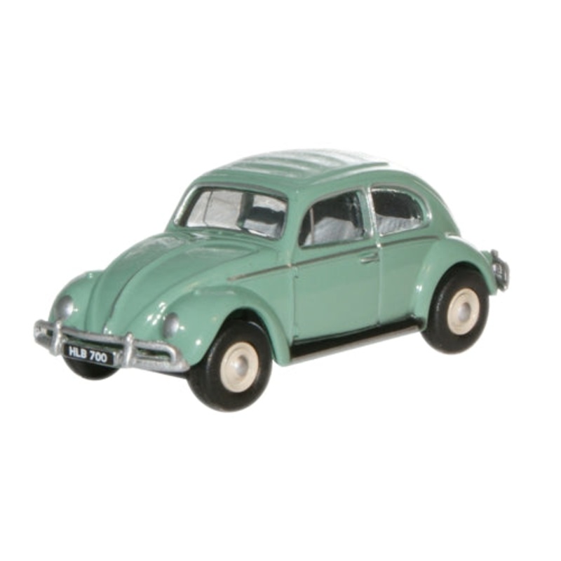 Turquoise VW Beetle - 1:76 Scale