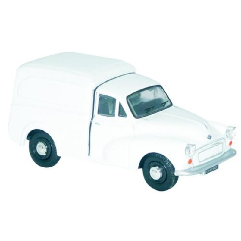 White Morris Minor - 1:43 Scale