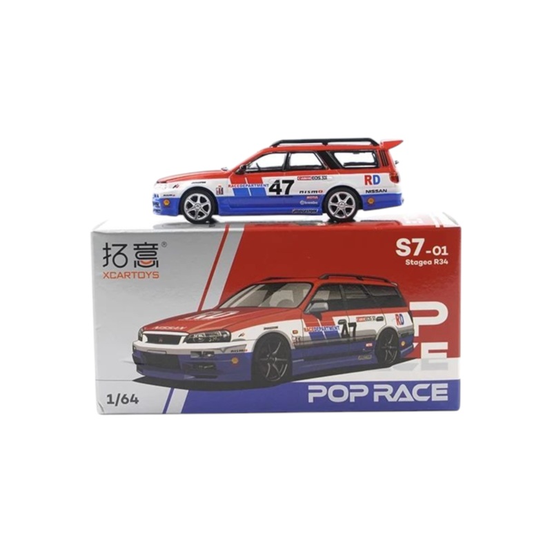 Xcartoys Pop Race Staged R34 S7-01 1:64 Scale