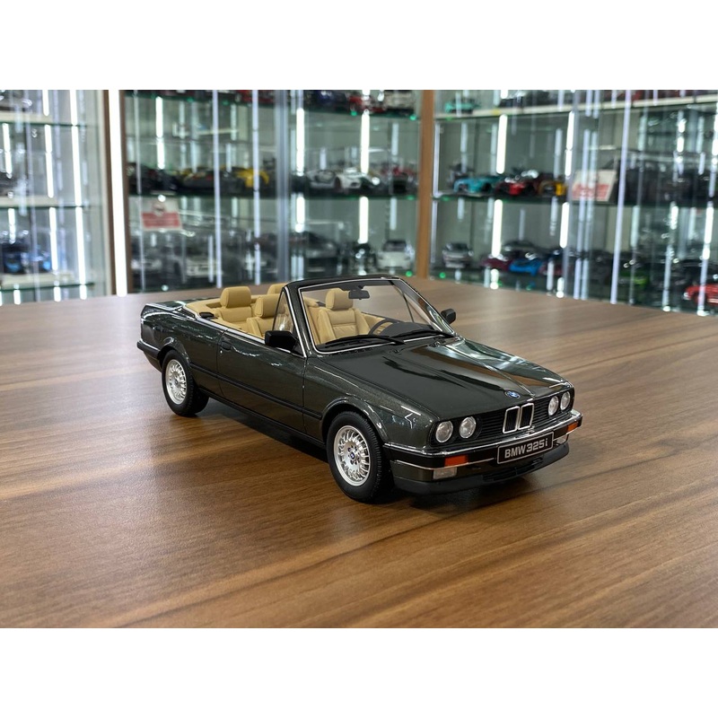 1/18 Resin Model OttO Mobile BMW 325i E30 Cabrio  Grey  Limited 2000 pcs