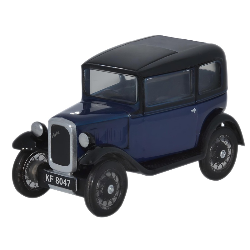 Austin Seven RN Saloon Light Royal Blue - 1:76 Scale