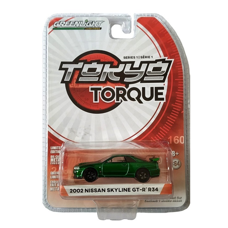 Greenlight Tokyo Torque 2002 Nissan Skyline GT-R R34