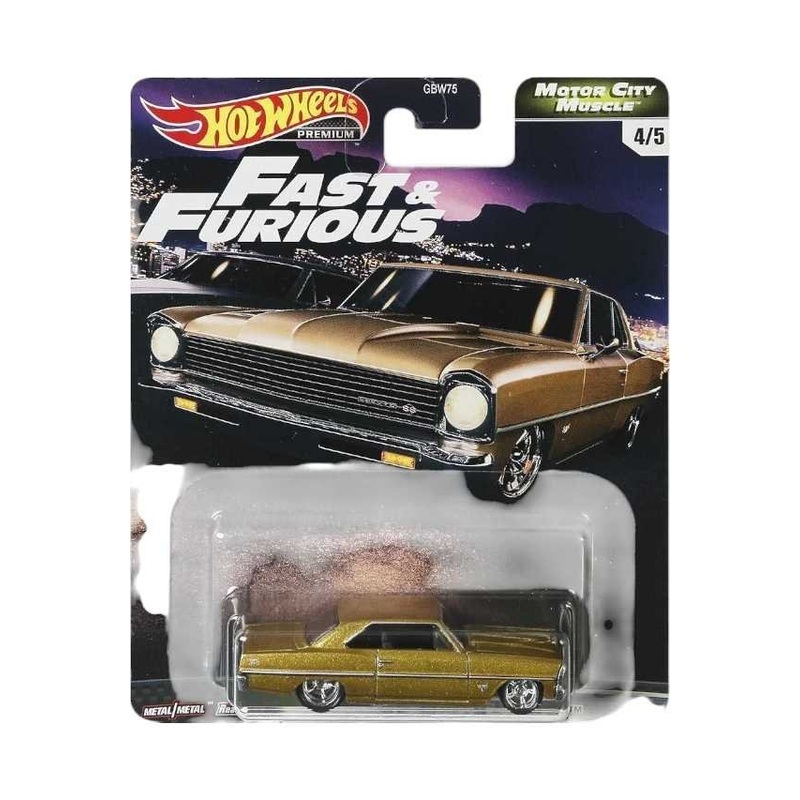 Hot Wheels Premium Fast and Furious 66 Chevy Nova