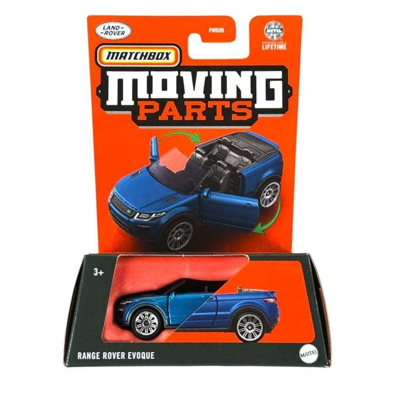 Matchbox Moving Parts Range Rover Evoque imported collection 1:64 Scale