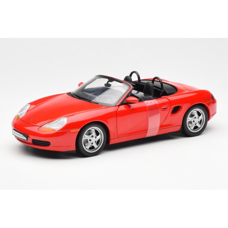 UT Models 1996 Porsche 986 Boxster Cabriolet Guards Red 1:18