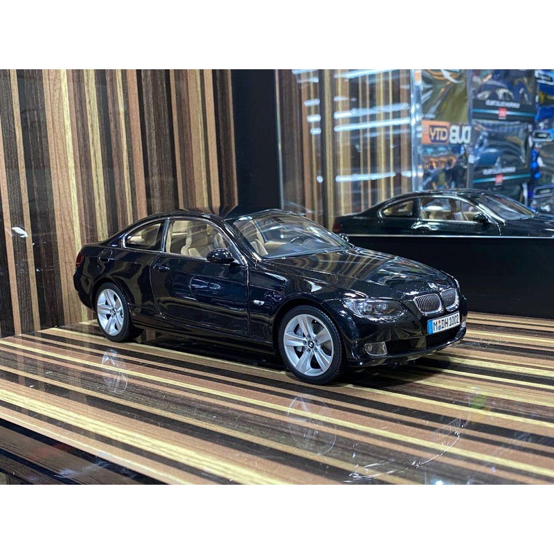 1/18 Diecast BMW 3 Series Coupe Black Kyosho Scale Model Car