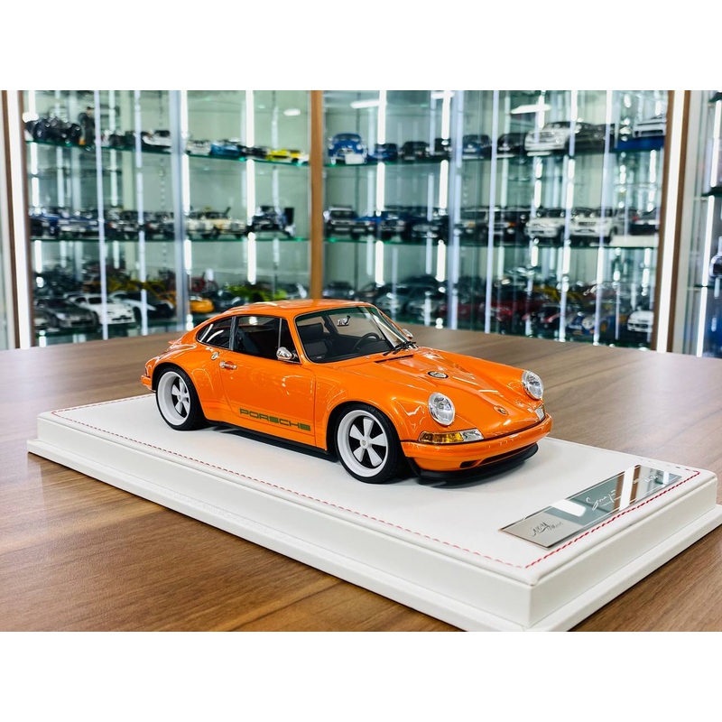 Ivy Model Porsche 911 Singer  1/18 Resin Model, Signal Orange, Limited 44/50