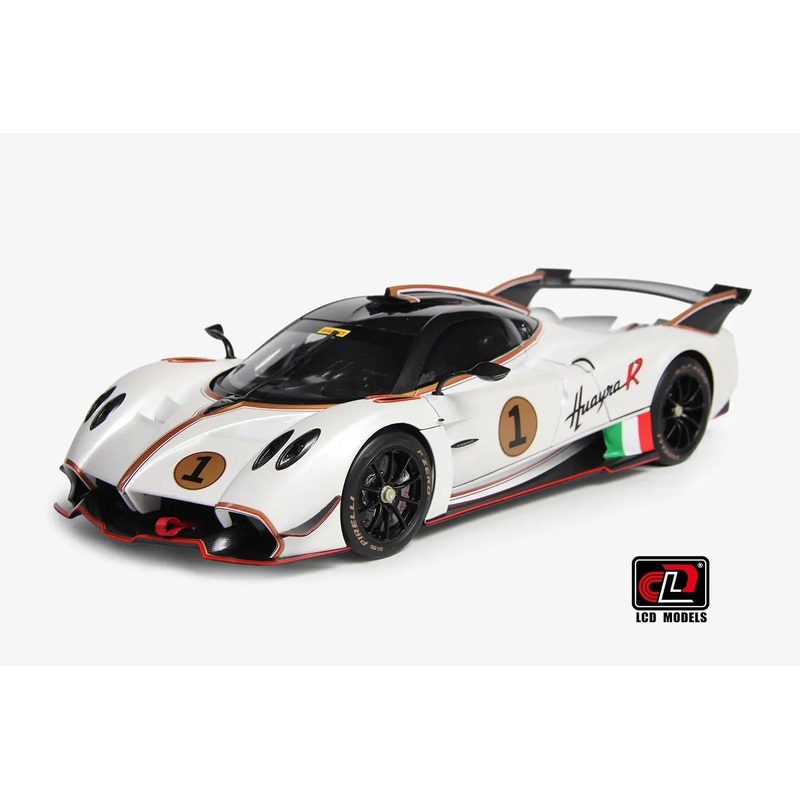 LCD Pagani Huayra R Matte Pearl White 1:18