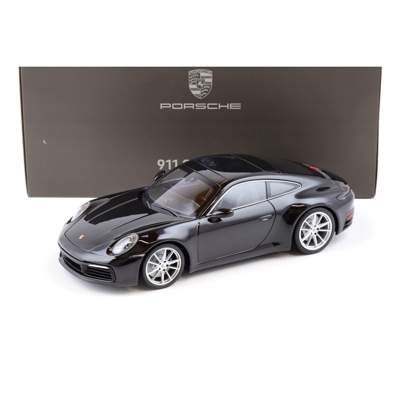 Minichamps 2022 Porsche 911 992 Carrera 4S DEALER EDITION Black 1:18