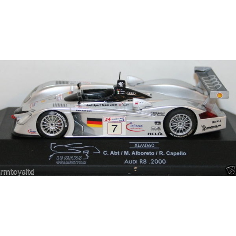 ONYX 1/43 SCALE - XLM060 - AUDI R8 2000 - C ABT / M APBORETO / R CAPELLO