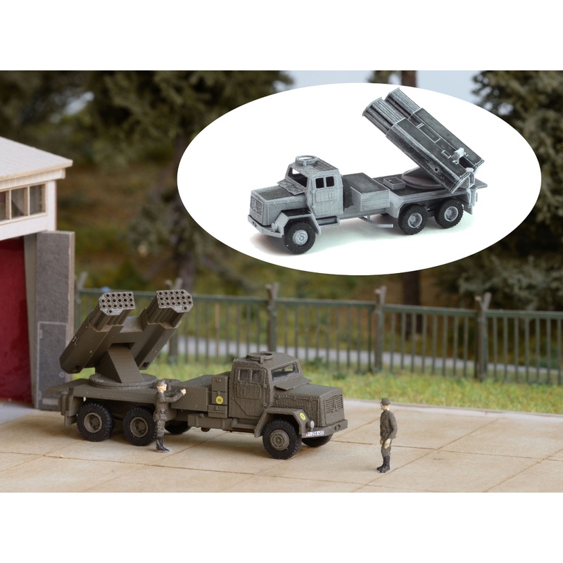 Rocket launcher 110 SF LARS1 on Magirus Eckhauber Lars Bundeswehr