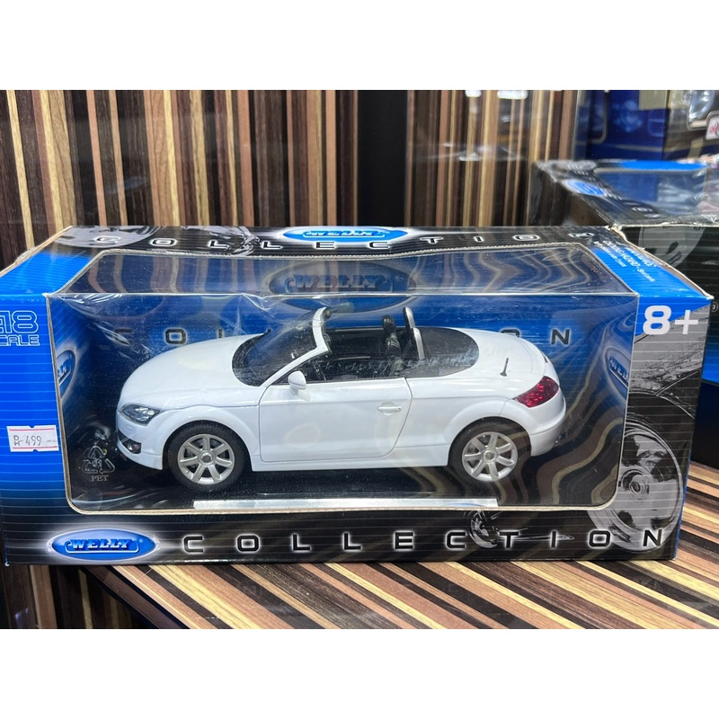 1/18 Audi TT Roadster White by Welly