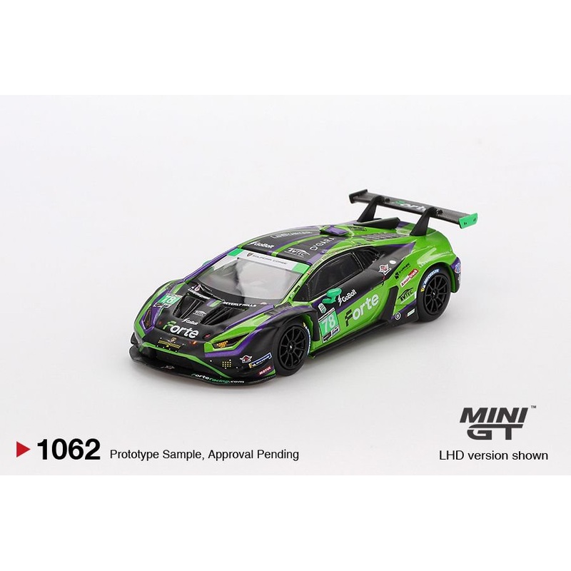 [ETA:  Dec 2025 ] Mini GT 1/64 Lamborghini Huracn GT3 EVO2 #78 Forte Racing 2024 IMSA Daytona 24 Hrs