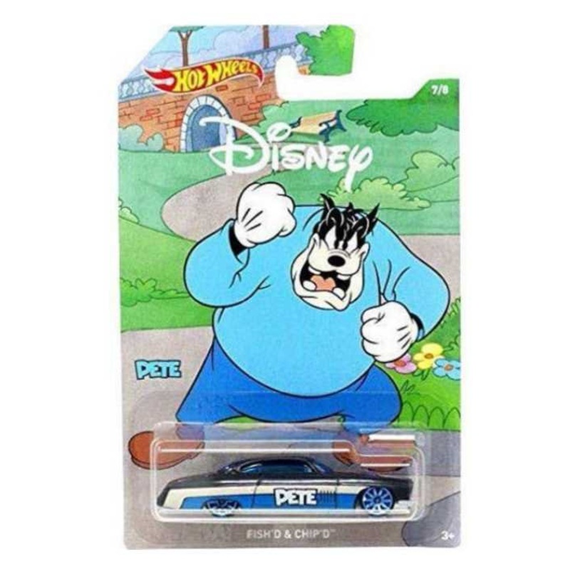 Exclusive Disney Hotwheels Pete Fish'D & Chip'D