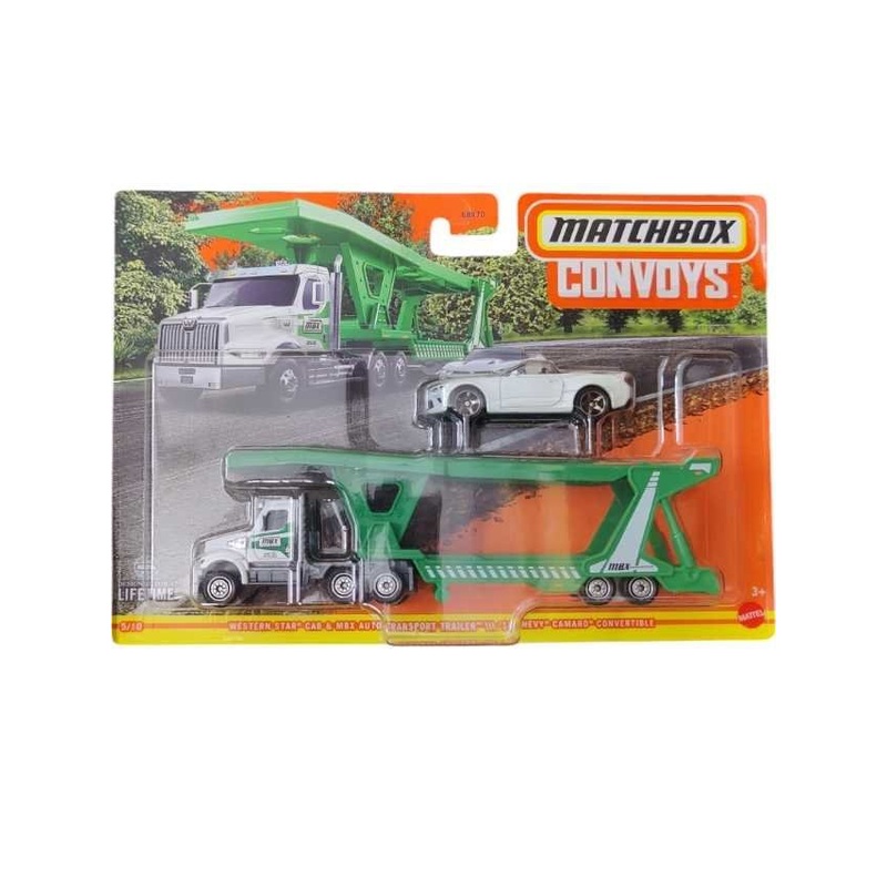 Matchbox 16 Chevy Camaro convertible Team Transport
