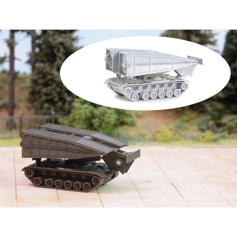 Tank M48 AVLB of the US Army bridge-layer