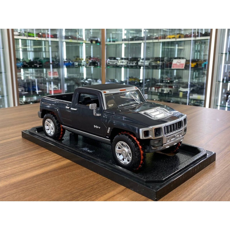 1/18 Diecast Hummer H3T Black Model Car by Hot Wheels