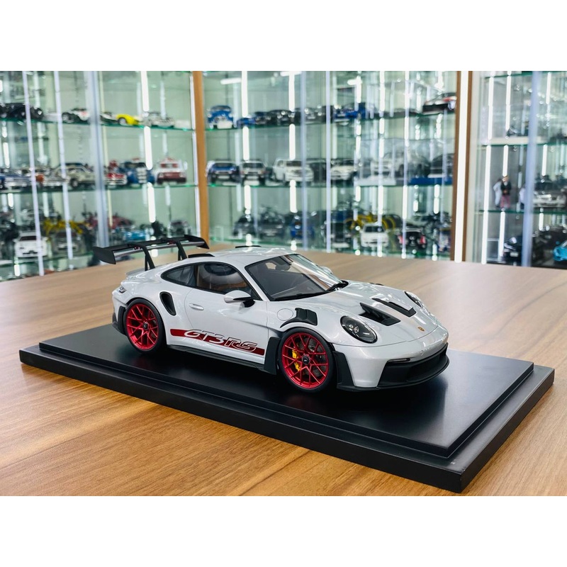 1/18 Resin Spark Models Porsche 911 GT3 RS - Ice Grey Metallic - Limited 911pcs