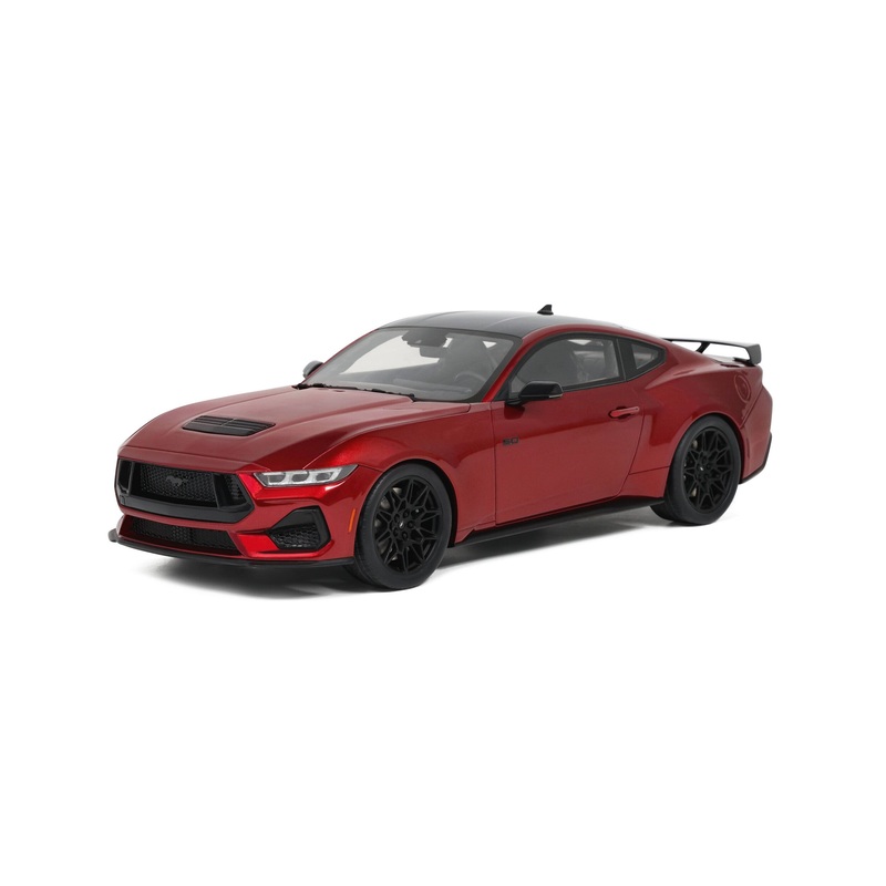 GT Spirit 2024 Ford Mustang GT 5.0 Coupe Red Metallic 1:18