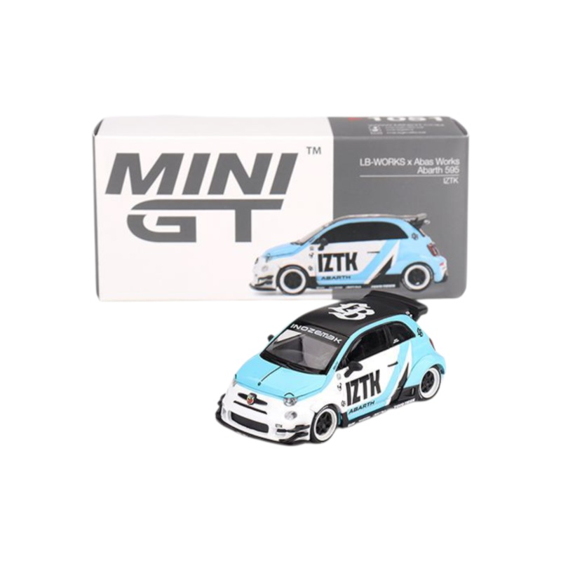 Mini GT LB-Works x Abas Works Abarth 595 (IZTK) Code-1051 1:64 Scale