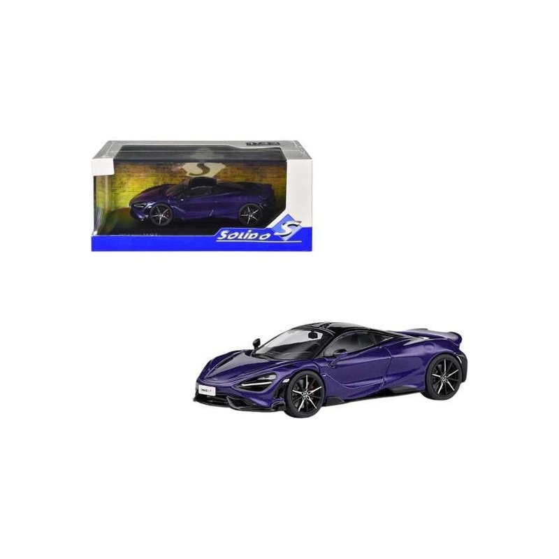 Solido 1:43 2002 McLaren 765 Lt in latana purple Diecast scale model car