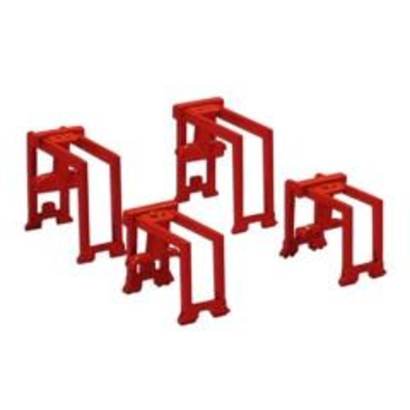 TRIANG Container Gantry Set - 2 x Large + 2 x Small Orange - 1:1200 Scale