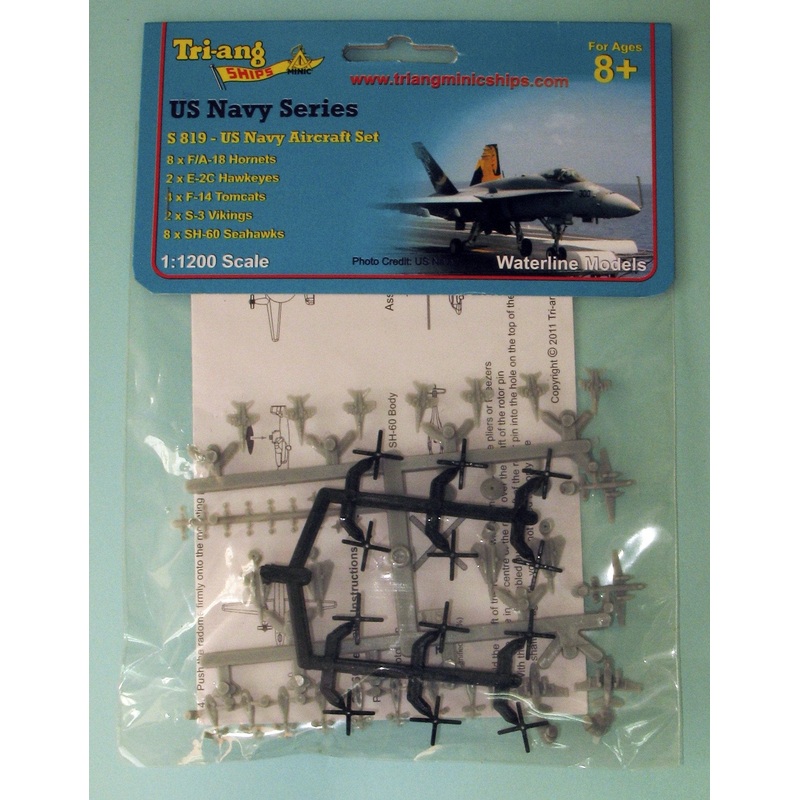 TRIANG USN Aircraft Set - 1:1200 Scale