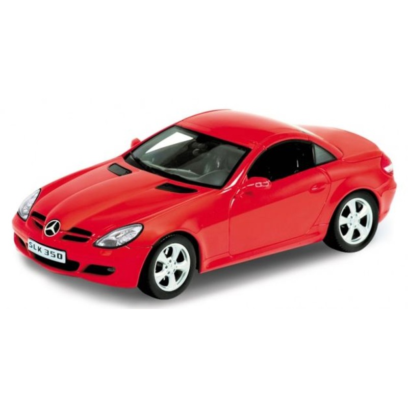 Welly Mercedes Benz SLK350 Hard Top Red - 1:18 Scale