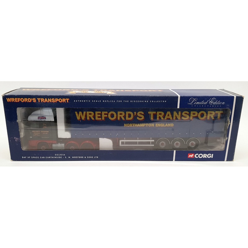 CORGI 1/50 CC13216 DAF XF SPACE CAB CURTAIN - SW WREFORD & SONS LTD