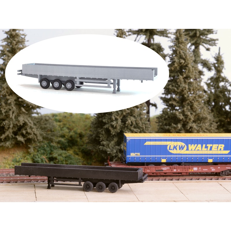 Exchange chassis for Roco truck trailers