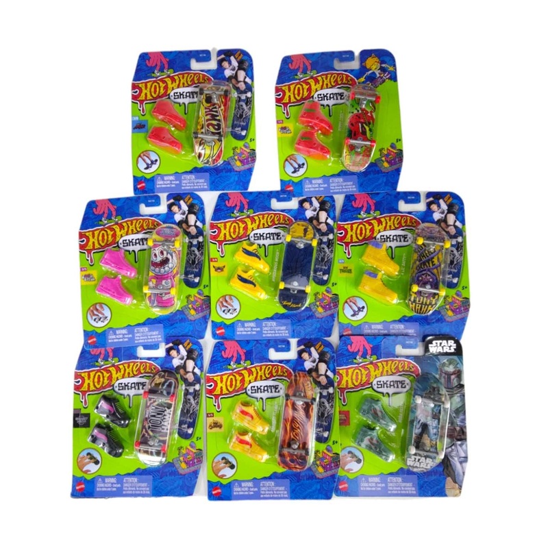 EXCLUSIVE Hotwheels Skate Set of 8