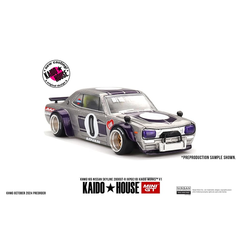 KaidoHouse x Mini GT 1/64 Nissan Skyline GT-R (KPGC10) Kaido Works V1