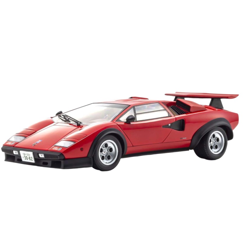 Kyosho 1982 Lamborghini Countach LP500S Walter Wolf Red 1:18 RESIN