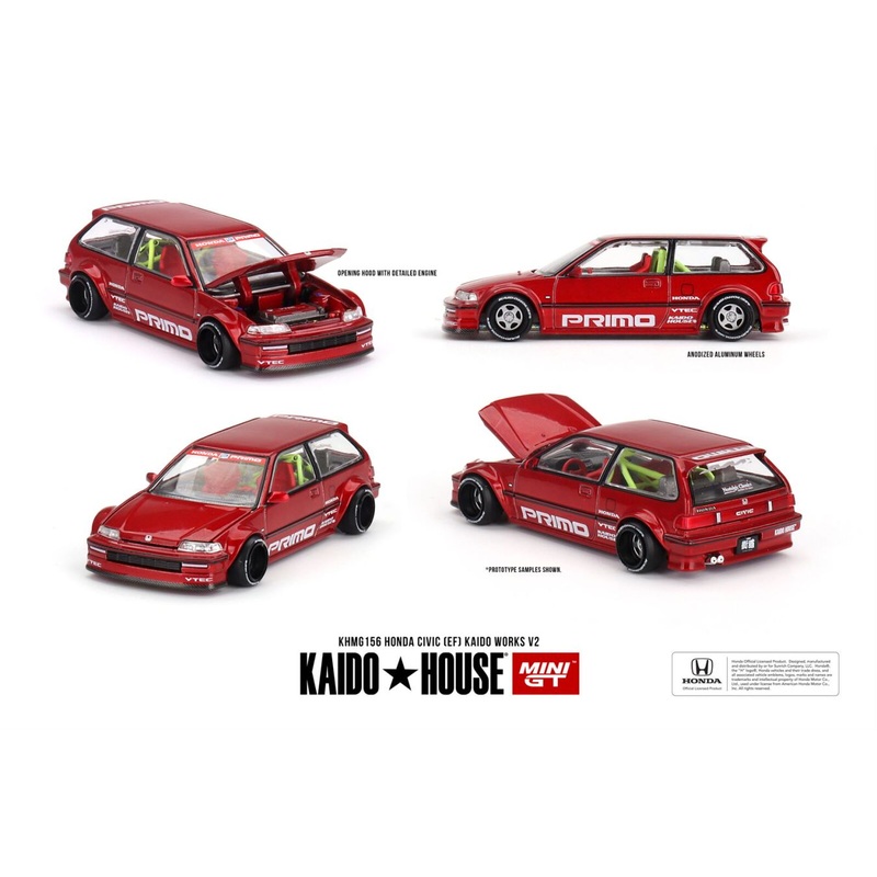 Mini GT x KaidoHouse 1/64 Honda Civic (EF) Kaido Works V2