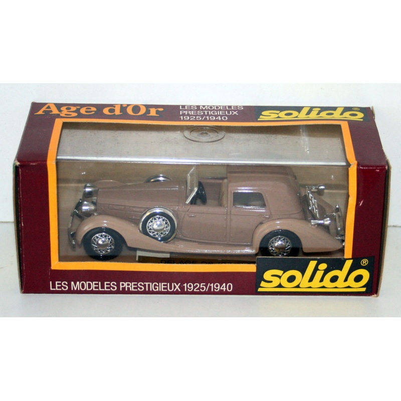 SOLIDO 1/43 - 1151 DELAGE D8 120 1939 COUPE DE VILLE - BROWN