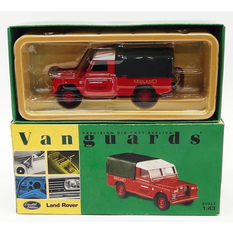 Vanguards 1/43 Scale VA07600 - Land Rover Series II - Midland Red