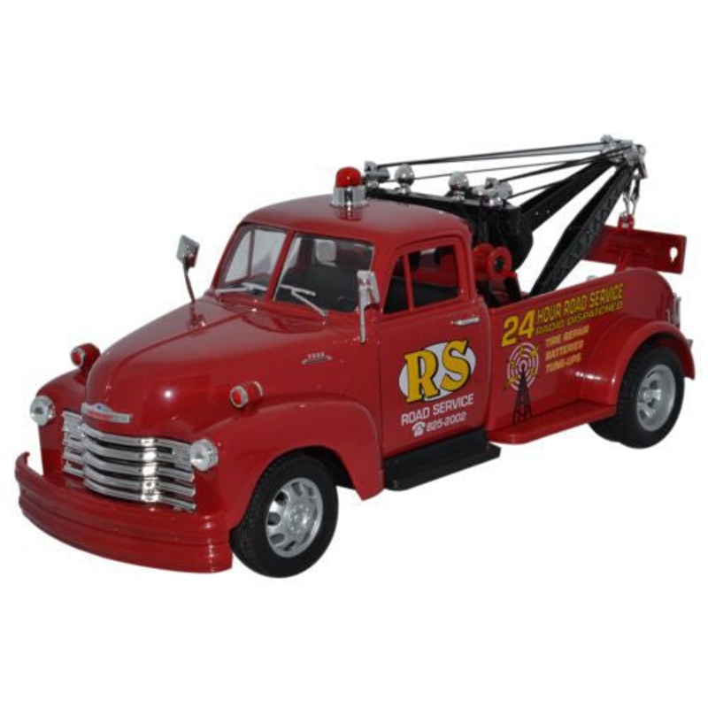 Welly Chevrolet Tow Truck Red - 1:24 Scale