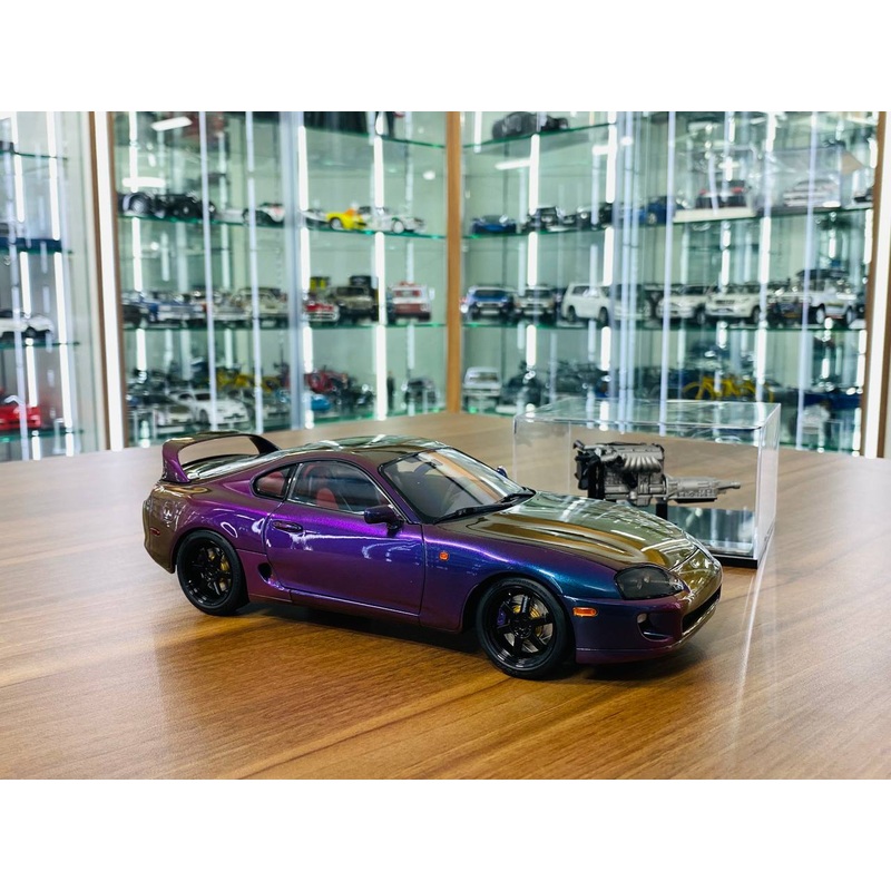 1/18 Diecast Model - Wheelart Toyota Supra MK4 A80 in Midnight Purple Chameleon, Special Edition