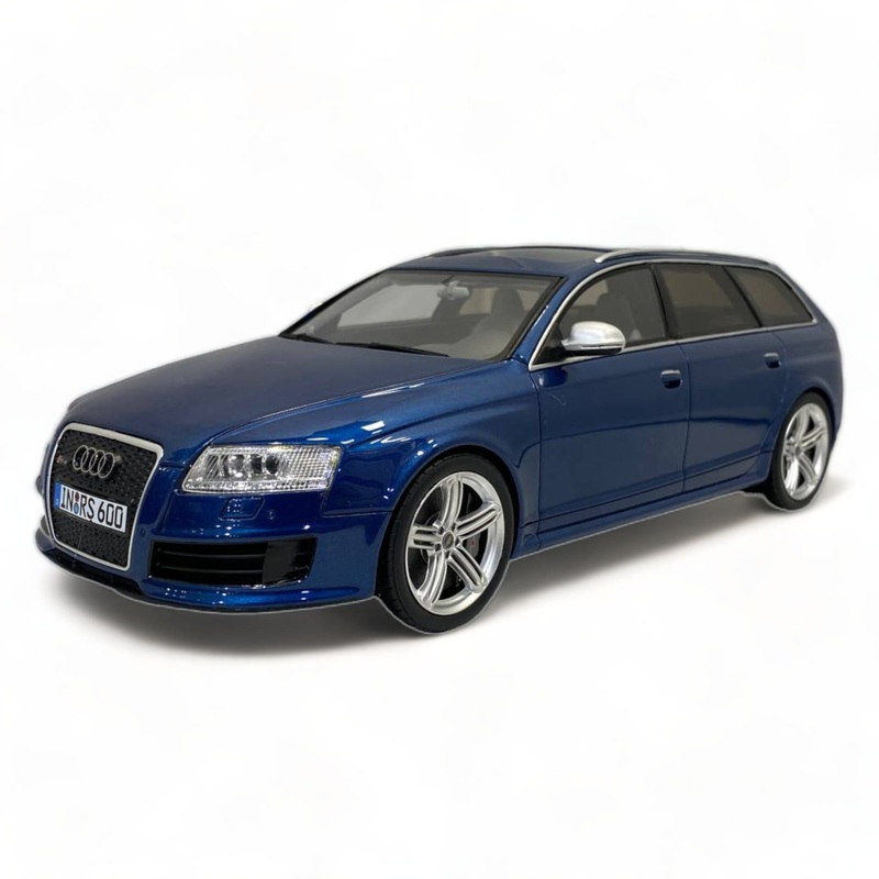 1/18 Diecast OTTO Audi RS 6 - Blue Scale Model Car