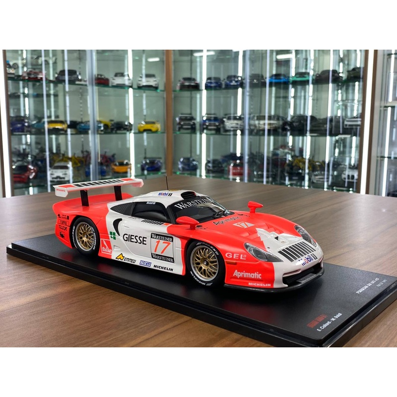 1/18 Resin Werk83 PORSCHE 911 GTI #17 FIA GT 1997 in White/ Red