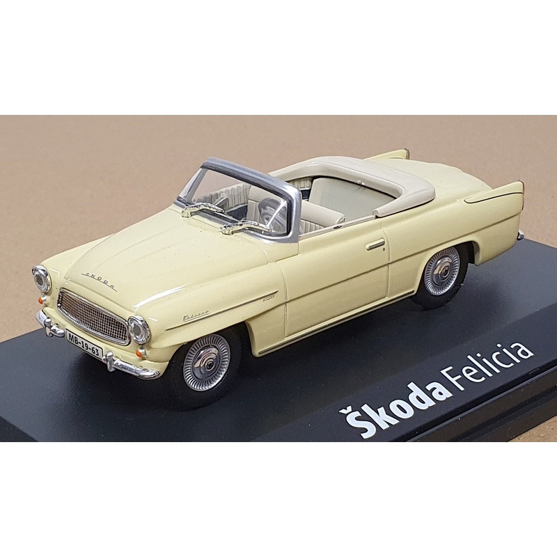 Abrex 1/43 Scale Diecast 143ABS703YA - Skoda Felicia - Pale Yellow
