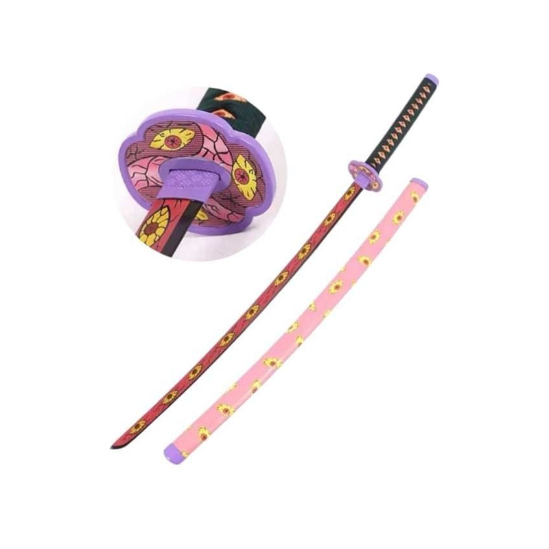 Anime katana with light and charger cable Kokushibo small (82cm)