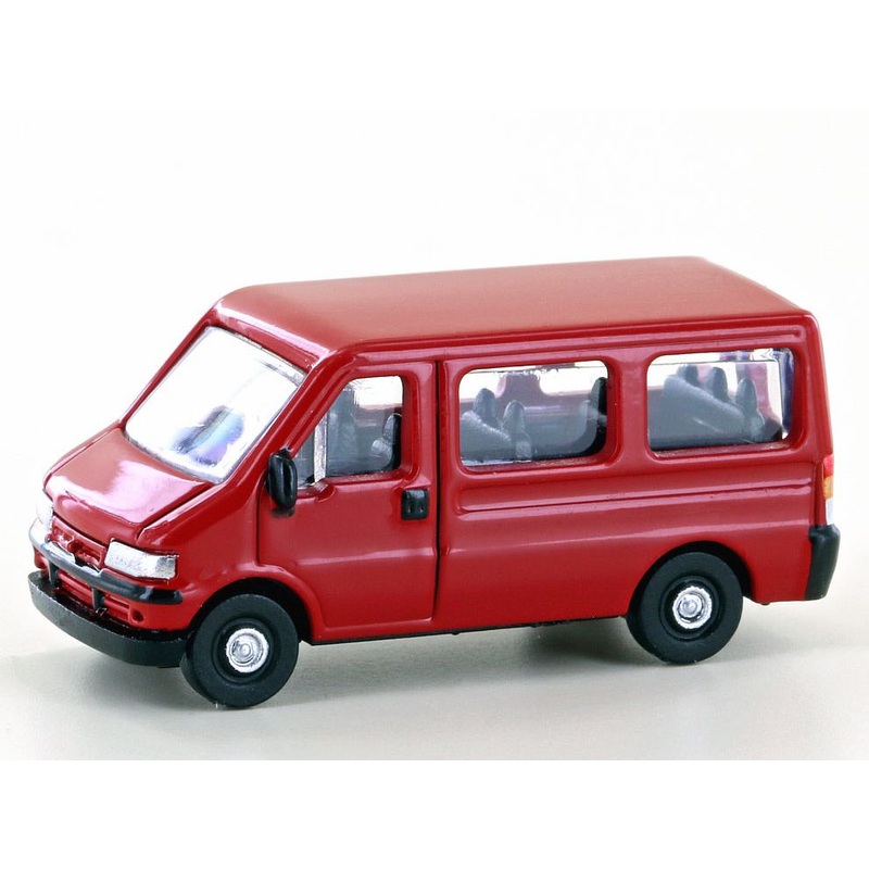 Car Fiat Ducato II Bus red