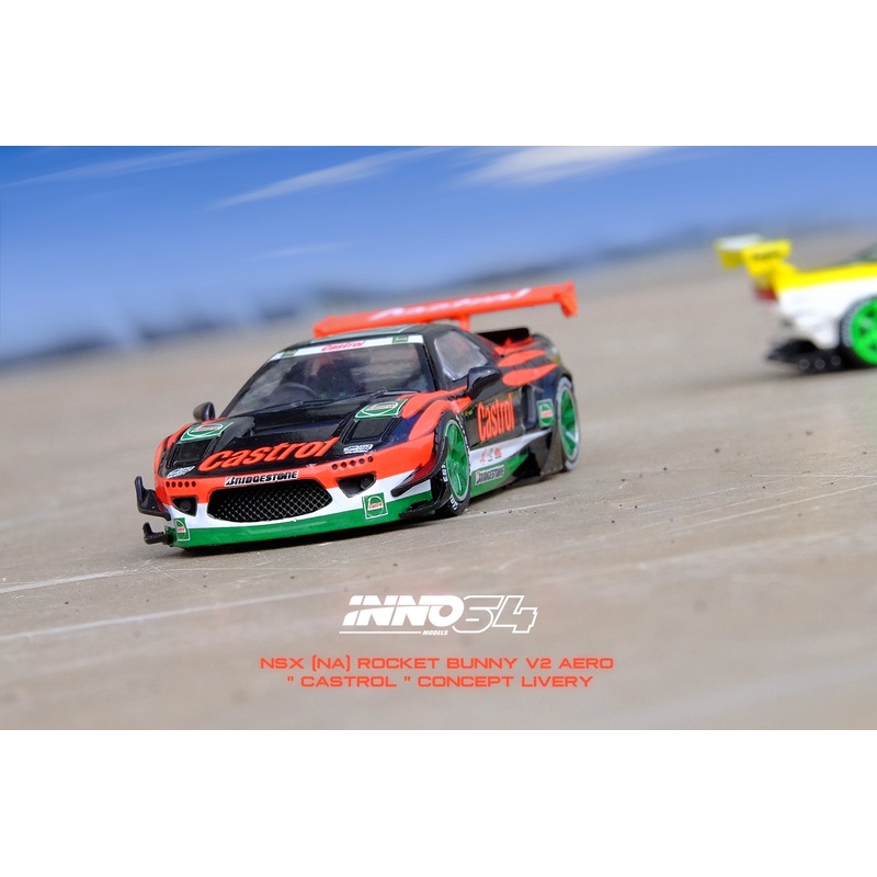 Inno64 1/64 NSX (NA1) ROCKET BUNNY V2 AERO CASTROL Concept Livery