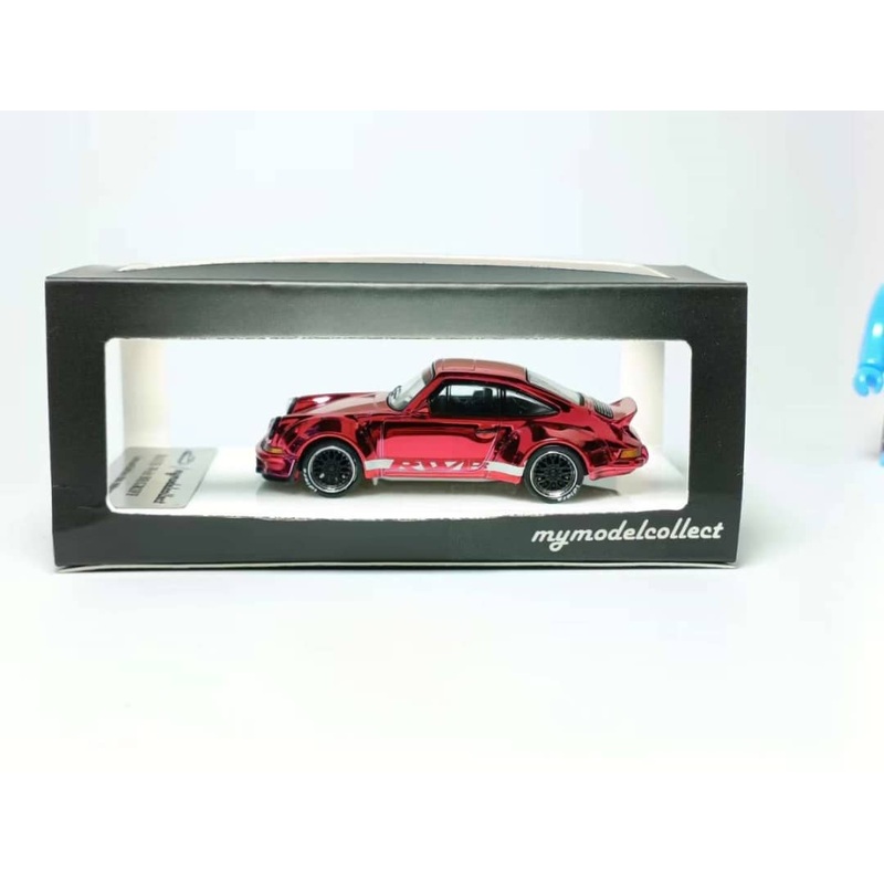 Model Collect 1/64 911 Carrera Coupe Backdate Duck Wing Chrome Red