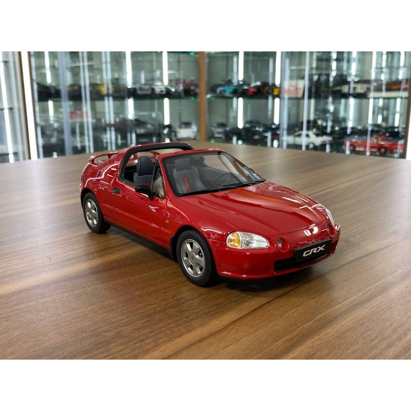 1/18 Resin OttO Mobile Honda Civic CR-X VTI Del Sol 1995 Red - Limited 2000 pcs